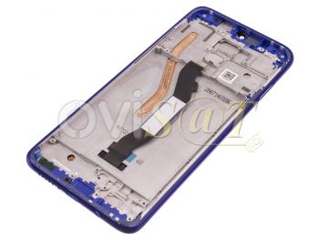 Pantalla completa IPS LCD con marco azul para Xiaomi Redmi Note 8 Pro, M1906G7